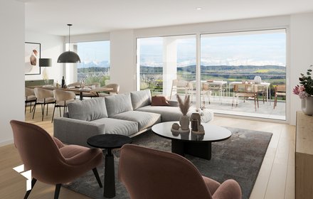 Moderne 5.5-Zimmer-Terrassenhäuser mit Panorama